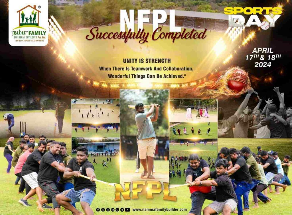 Successfully Completed NFPL Sports Day - Namma Family Builder