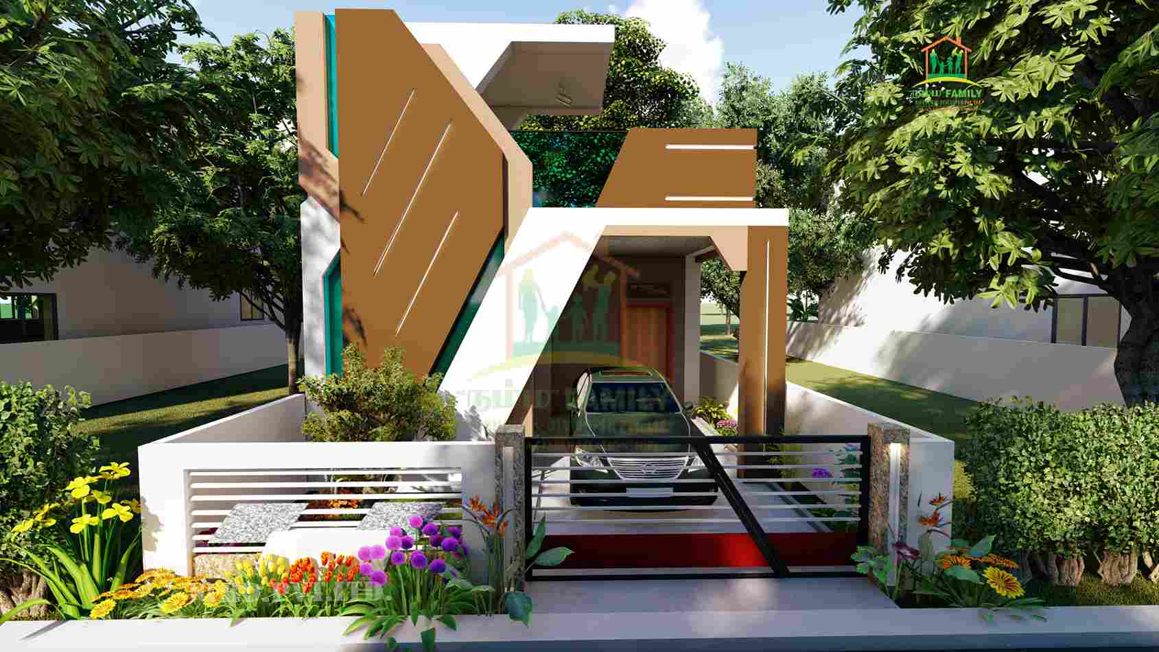 Low Budget Simple House Design - Namma Family Builder