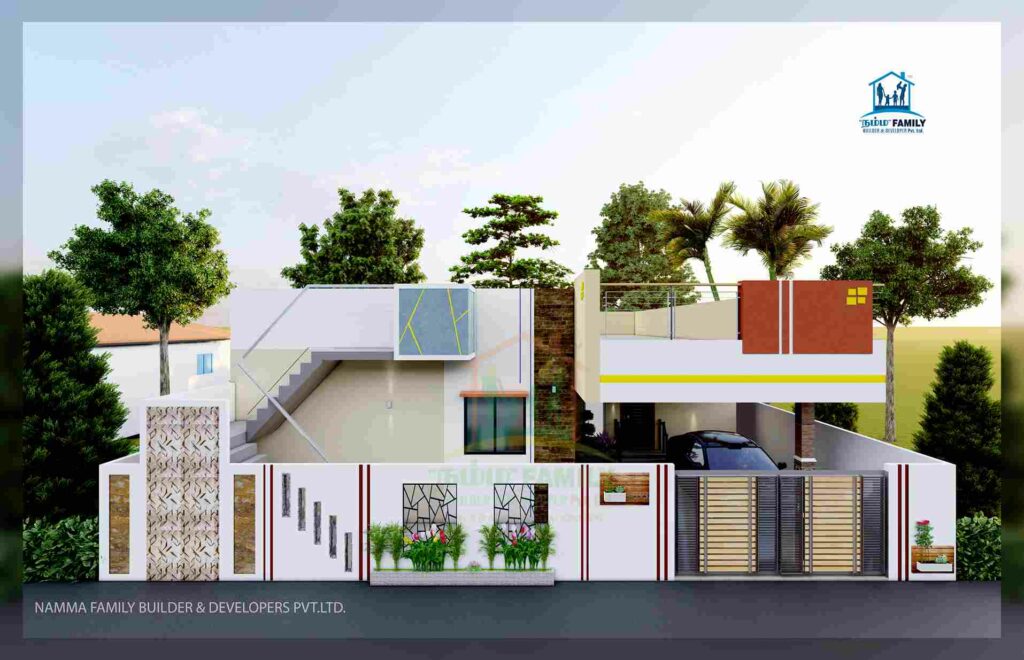 Village House Front Design Images - Namma Family Builder