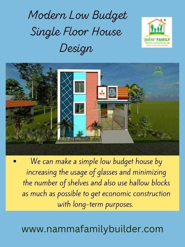 Modern Single Floor House Design Images