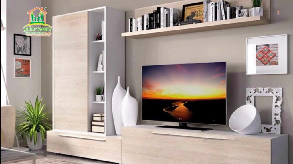 TV Unit interior Design - Namma Family Builder