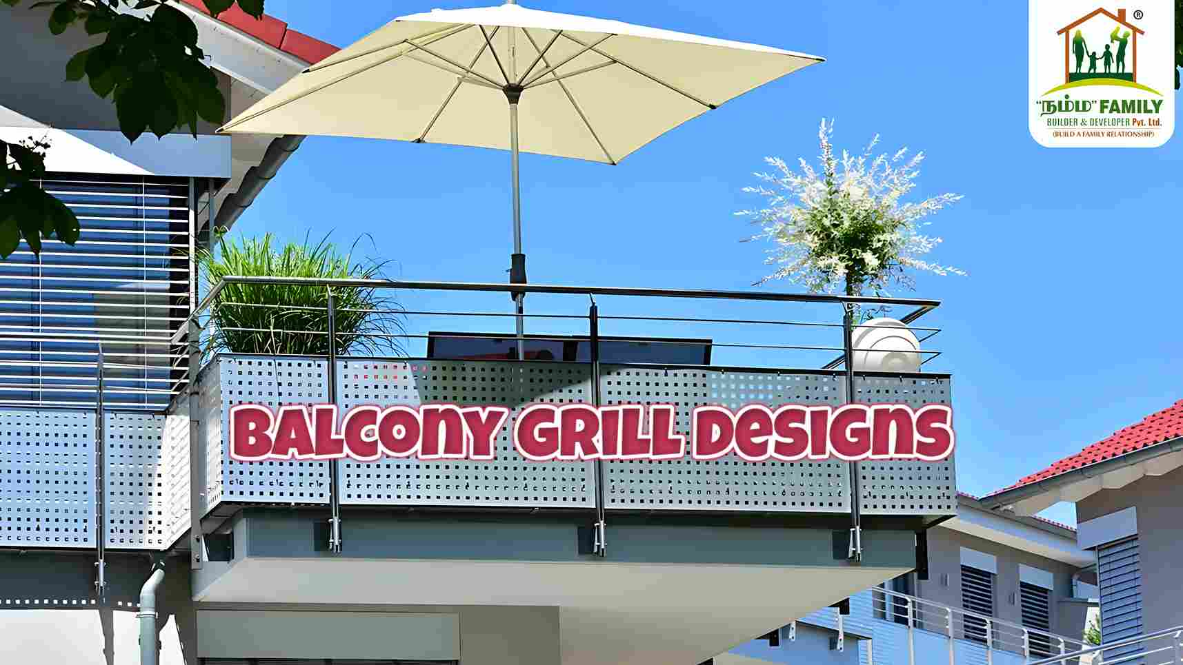 Best Modern Balcony Grill Design 2024 - Namma Family Builder